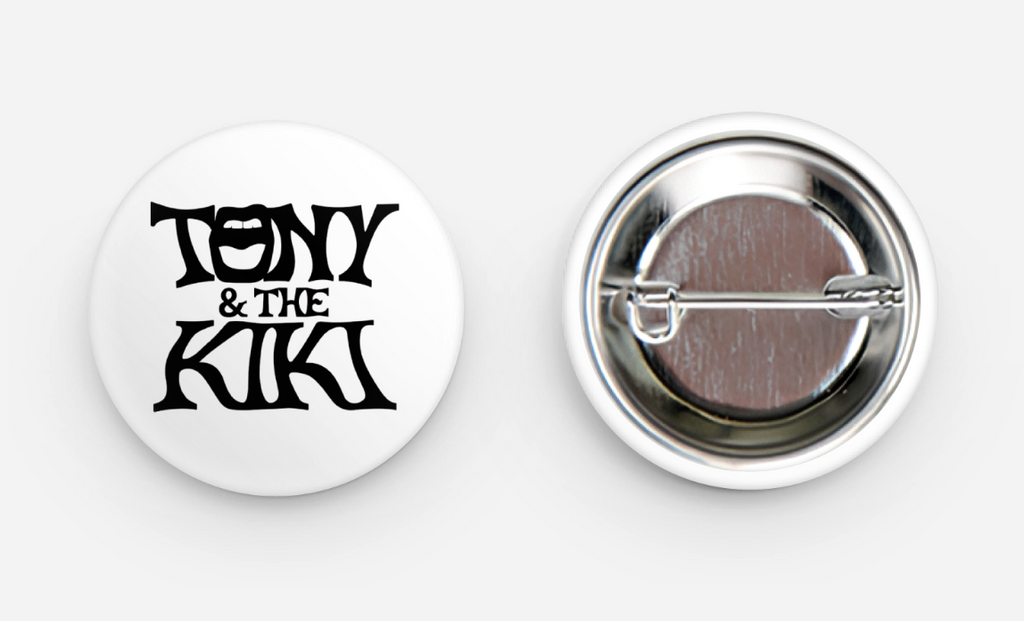 Tony & The Kiki Logo + Graphic Pins